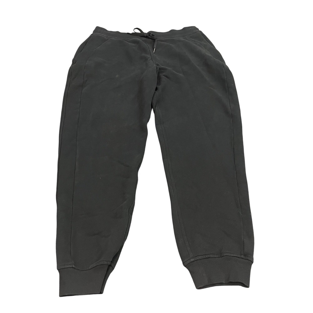 Lululemon Scuba High-Rise Jogger Womens 12 Black Fleece Activewear Pants